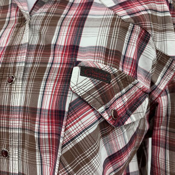 Cowgirl Hardware Shirt Womens XL Extra Large Pearl Snap Buttons Western Pocket - Picture 4 of 12